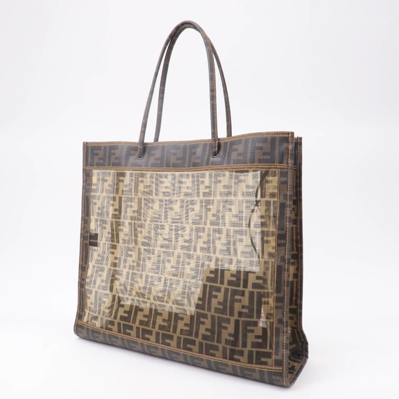 💎✨BEAUTIFUL✨💎Authentic FENDI Zucca Mesh Tote Bag - Picture 4 of 12